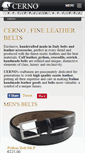 Mobile Screenshot of cerno-belts.com