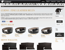 Tablet Screenshot of cerno-belts.com